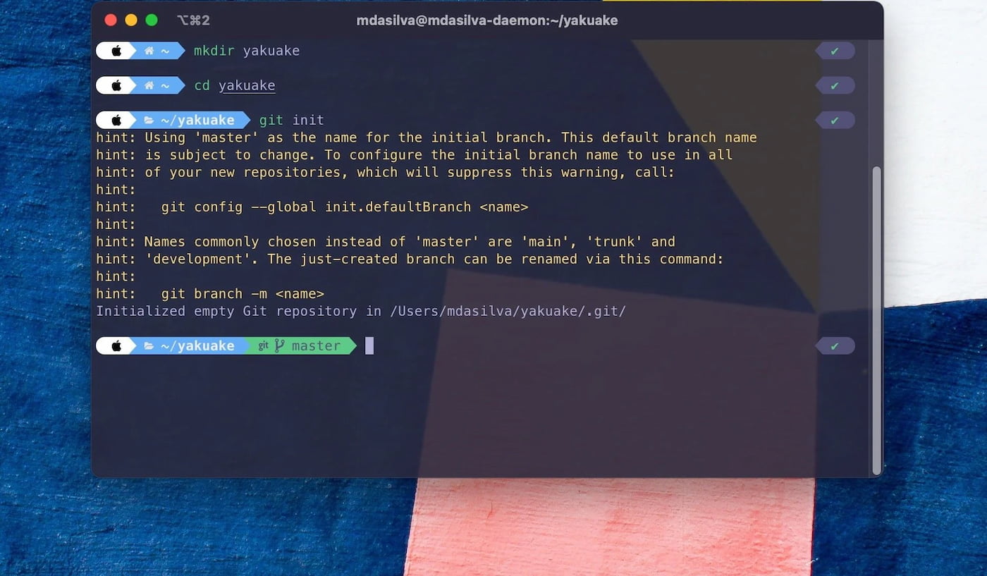 iTerm2 transformed into yakuake