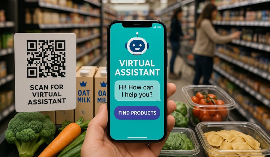 AI retail virtual assistant on our smartphones