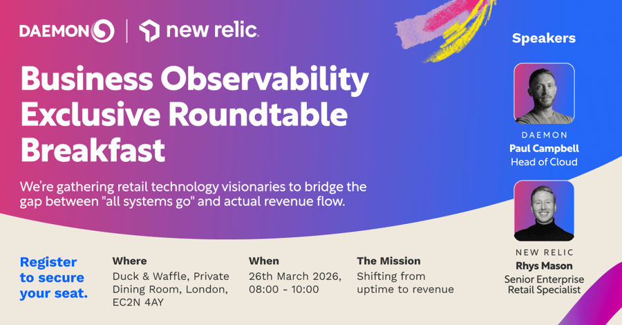 Business Observability Roundtable Event Daemon and New Relic
